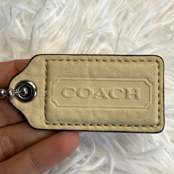 2" COACH  Fob Bag Charm Hang tag Hangtag - Picture 1 of 2